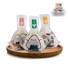 Onigiri Wrappers Choxila Triangle Plastic 100 unidades com adesivos