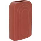 Opala Vaso 24X15X9Cm Cerâmica Coral