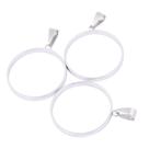 Open Bezel Charms Frame de 30 mm para brincos de resina em aço inoxidável