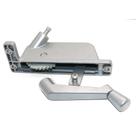 Operador de toldo Barton Kramer Left Satin Silver, braço de 6 cm