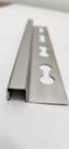 Operfil "u"- escovado c/ abas perfuradas - aço 304 - 10 x 900 mm
