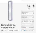 Opus Luminaria Emergencia 4w 35956