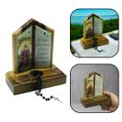 Oração De Mesa Com Porta Terço Nossa Senhora das Lágrimas