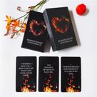 Oracle Cards QUEENOFPAIN Burning Heart Love Twin Flame