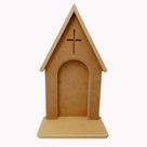 Oratório Capela Porta Imagem Médio Mdf Cru Para Decorar