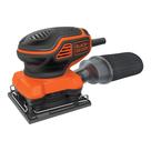 Orbit Sander BLACK+DECKER BDEQS300, folha elétrica de 1/4 de 2,0 A