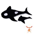 Orca Dic Grávida Com 1 Filhote