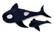 Orca grávida com o filhote - Bichos de pano