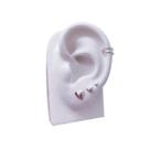 Orelha de Silicone Base Vertical Branca