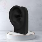 Orelha De Silicone - Expositor Base Vertical - Preta