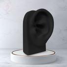 Orelha De Silicone - Expositor Base Vertical - Preta