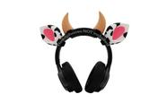 Orelhas e Chifres de Vaca 3D para Fones de Ouvido - Design Criativo Orelhas e Chifres de Vaca 3D para Fones de Ouvido - Design Criativo