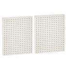 Organização de parede Plastic Pegboard Azar Displays 771620-WHT