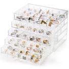 Organizador 120 Disivorias Porta Joias Caixa Acrilica 5 Gavetas Bijuterias Acessorios Mesa Organizador 120 Disivorias Porta Joias Caixa Acrilica 5 Gavetas Bijuterias Acessorios Mesa