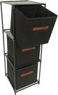 Organizador 3 Andares Tnt E Ferro 35 Cm X 35 Cm X 102 Cm