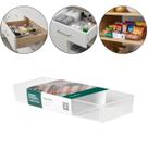 Organizador Acrílico Multiuso Diamond Médio 37x15x5 cm PARAMOUNT 4670 Organizador Acrílico Multiuso Diamond Médio 37x15x5 cm PARAMOUNT 4670