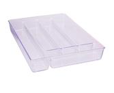 Organizador acrilico para talher gaveta cristal - Plastutti