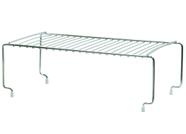 Organizador Armário Prateleira Multiuso Empilhável Cromado - Kit com 3 unidades Organizador Armário Prateleira Multiuso Empilhável Cromado - Kit com 3 unidades