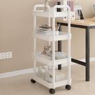 Organizador Auxiliar Rodinhas Multiuso Fruteira Manicure Cor:Branco