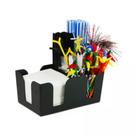 Organizador Bar Caddy Para Guardanapos Canudos Bartender