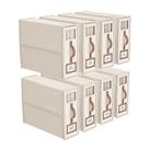 Organizador BigPonPon Kit com 8 Caixas de Armazenamento Dobráveis em Linho