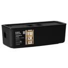 ORGANIZADOR C/ TAMPA 26x10x8 CM FLY 1,5 LTS PRETO PARAMOUNT CREME