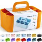 Organizador Caddy AOZITA 25x16x11 cm 5 Compartimentos Naranja Organizador Caddy AOZITA 25x16x11 cm 5 Compartimentos Naranja