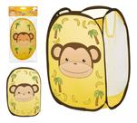Organizador Cesto Porta Treco Brinquedos Roupa Suja Macaco