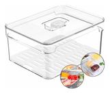 Organizador Clear Fresh Geladeira Frutas Empilhável 2,2 Lt