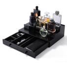 Organizador Cologne Boulphia, suporte de 3 camadas com gaveta para homens Organizador Cologne Boulphia, suporte de 3 camadas com gaveta para homens