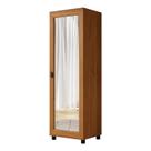 Organizador com Espelho 191 x 53 cm Diamante Marrom/Cinamomo