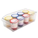 Organizador com Rodinhas Coza New Retrô Grande 2,6 Litros Cristal Organizador com Rodinhas Coza New Retrô Grande 2,6 Litros Cristal