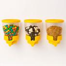 Organizador de Alimentos Dispenser de Parede 1,4L Porta Grãos Cozinha Moderna
