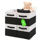 Organizador de armário de tecido Storage Bins Werlors Large pacote com 4