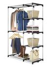 Organizador de armário Whitmor Double Rod Freestanding Silver