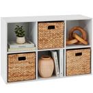 Organizador de Armazenamento Best Choice Products 6 Cubos - Branco