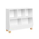 Organizador de armazenamento de brinquedos RiverRidge Catch-All Kids White