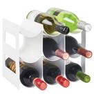 Organizador de armazenamento de garrafas de água/prateleira de vinho mDesign 3 camadas