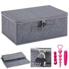 Organizador de armazenamento de sacolas de brinquedos Briwooody Discreet Lockable Grey