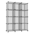 Organizador de armazenamento em cubos AWTATOS ULPZ022 12 cubos cinza