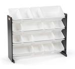 Organizador de Armazenamento Humble Crew Preto/Branco - 16 Caixas Organizador de Armazenamento Humble Crew Preto/Branco - 16 Caixas