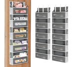 Organizador de armazenamento Over the Door XyVoltic 5 camadas 48 kg cinza Organizador de armazenamento Over the Door XyVoltic 5 camadas 48 kg cinza