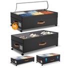 Organizador de Armazenamento para Debaixo da Cama Megapuxin 65 L XXL com Rodas 25 cm
