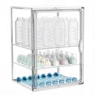 Organizador de armazenamento para mamadeiras HBlife, acrílico transparente extragrande