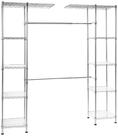 Organizador de armazenamento Rack Wardrobe Amazon Basics Expandable Organizador de armazenamento Rack Wardrobe Amazon Basics Expandable