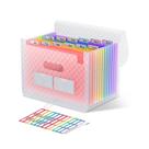 Organizador de arquivos de acordeão ThinkTex de 12 bolsos para carta/A4