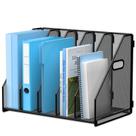 Organizador de Arquivos de Mesa MINDEPOT - Porta-Revistas de Metal Preto