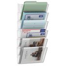 Organizador de Arquivos de Parede MINDEPOT com 6 Bolsos em Acrílico Transparente