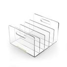 Organizador de Arquivos EXPUTRAN em Acrílico Transparente 29 x 17 x 25 cm