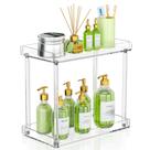 Organizador de balcão de banheiro NPPLUS Acrylic 2-Tier Clear